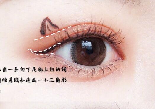 日常眼線快速畫法，南寧學(xué)化妝的學(xué)校教你