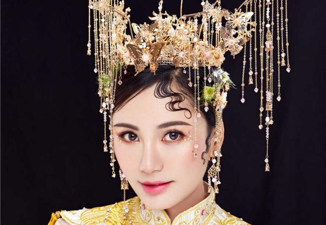 中式新娘妝的注意事項，廣西化妝課堂總結(jié)好了