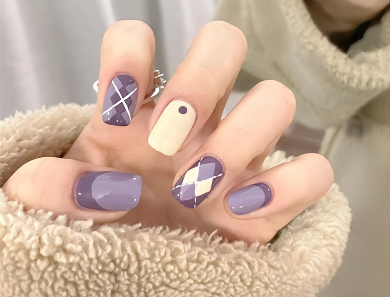 格子美甲，復(fù)古美甲 | 南寧美甲師培訓(xùn)班分享