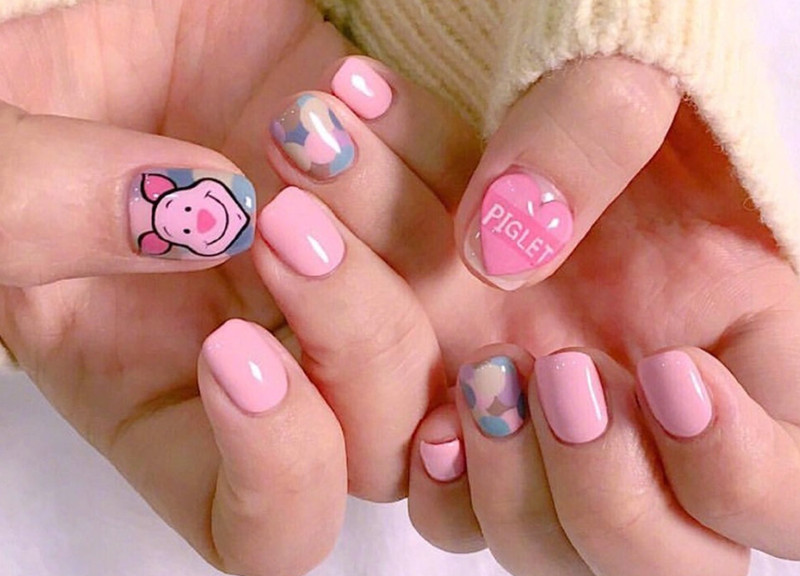 彩繪卡通美甲，南寧美甲培訓(xùn)機(jī)構(gòu)分享