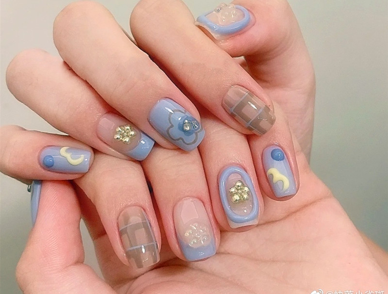 可愛(ài)手繪小短甲，零基礎(chǔ)學(xué)美甲技術(shù)