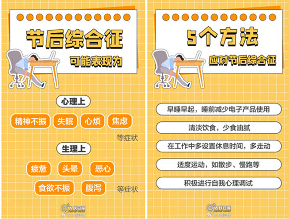 如何擺脫節(jié)后綜合癥？如何調(diào)整好狀態(tài)？