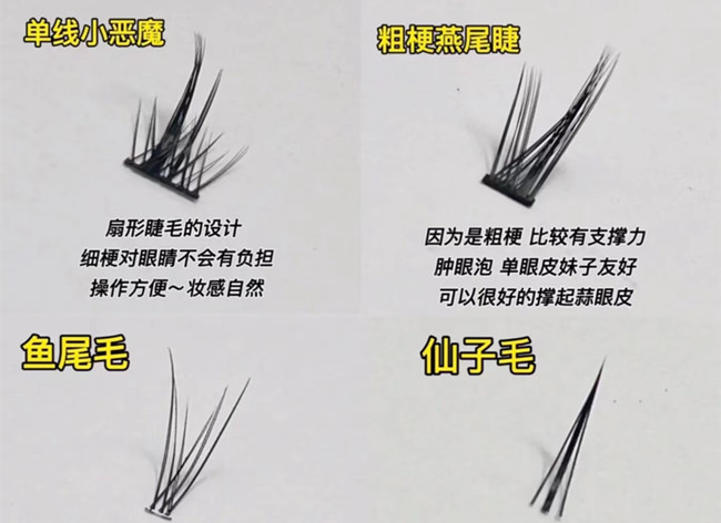 假睫毛科普知識，廣西化妝基礎(chǔ)
