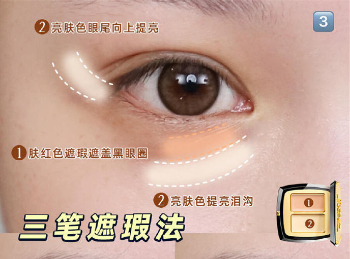?六種保姆級遮瑕畫法，廣西化妝造型師分享教程
